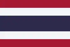 Le Trairong, drapeau de la Thaïlande
