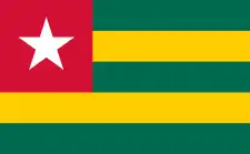 Drapeau du Togo