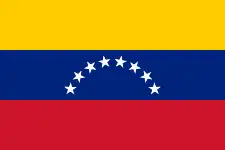 Drapeau civil du Venezuela