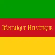 Drapeau de la République helvétique(1799-1803)