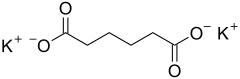 Image illustrative de l’article Adipate de potassium