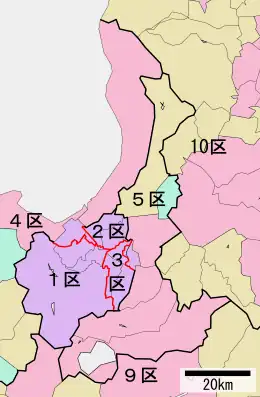 Carte de la circonscription.