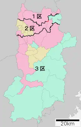 Carte de la circonscription.