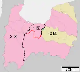 Carte de la circonscription.