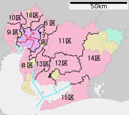 Carte de la circonscription.