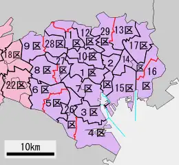 Carte de la circonscription.