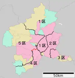 Carte de la circonscription.