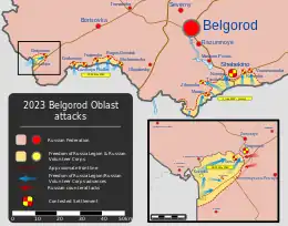 Description de l'image 2023_Belgorod_Oblast_attacks.svg.