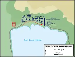 Description de l'image Battle of lake trasimene-fr.svg.