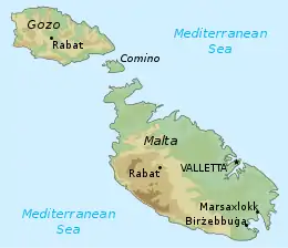 Description de l'image General map of Malta.svg.