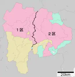 Carte de la circonscription.