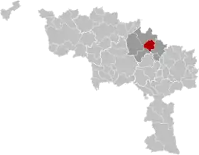 Localisation de Écaussinnes