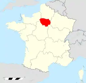 Localisation de Île-de-France