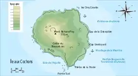 Carte de l'île aux Cochons.