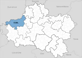 Localisation de Communauté de communes de la Beauce loirétaine