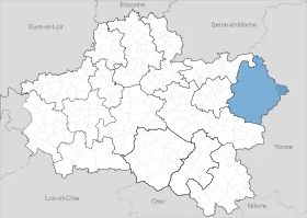 Localisation de Communauté de communes de la Cléry, du Betz et de l'Ouanne