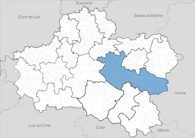 Localisation de Communauté de communesCanaux et Forêts en Gâtinais