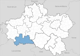 Localisation de Communauté de communes des Portes de Sologne