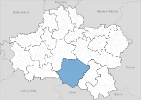 Localisation de Communauté de communes du Val de Sully