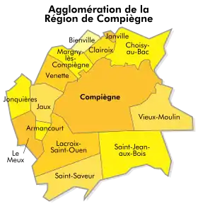 Agglomération de la région de Compiègne