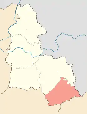 Localisation de Raïon d'Okhtyrka