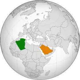 Algérie et Arabie saoudite