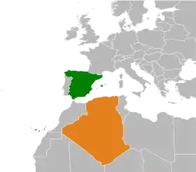 Espagne et Algérie