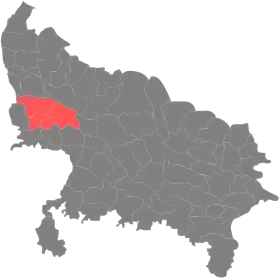 Localisation de Division d'Aligarh