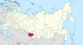 Localisation de Kraï de l'Altaï