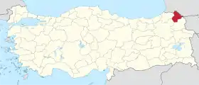 Localisation de Ardahan