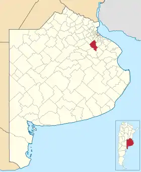 Localisation de Cañuelas