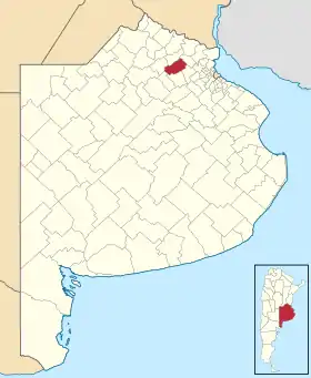 Localisation de San Andrés de Giles