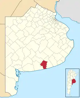 Localisation de San Cayetano