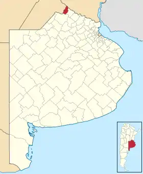 Localisation de San Nicolás de los Arroyos