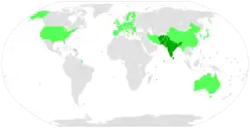 Carte de l'organisation