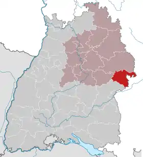 Localisation de Arrondissement de Heidenheim