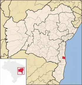 La municipalité d'Una dans l'État de Bahia