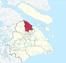 Localisation de Bǎoshān Qū