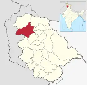 Localisation de District de Baramullaضلع بارہ مولہ