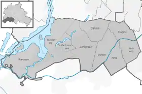 Localisation de Arrondissement de Steglitz-Zehlendorf