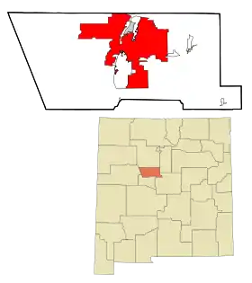 Localisation de Albuquerque