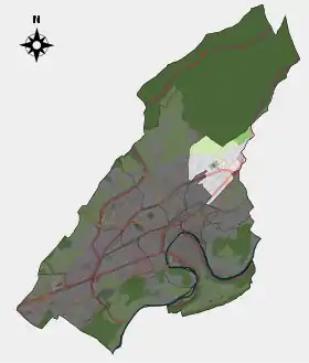 Localisation de Palente-Orchamps-Saragosse