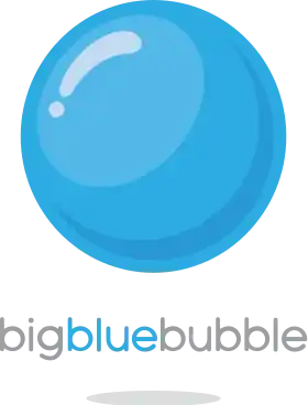 logo de Big Blue Bubble