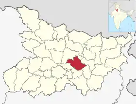 Localisation de District de Begusarai