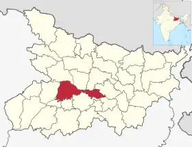 Localisation de Division de Patna