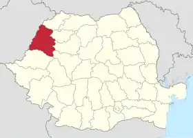 Localisation de Județ de Bihor(ro) Județul Bihor(hu) Bihar megye