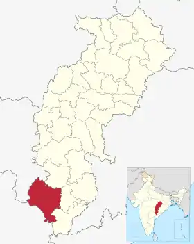 Localisation de District de Bijapur