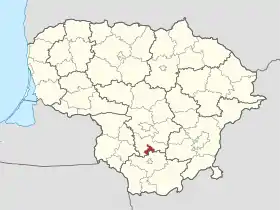 Localisation de Municipalité de Birštonas