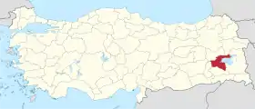 Localisation de Bitlis