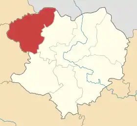Localisation de Raïon de Bohodoukhiv